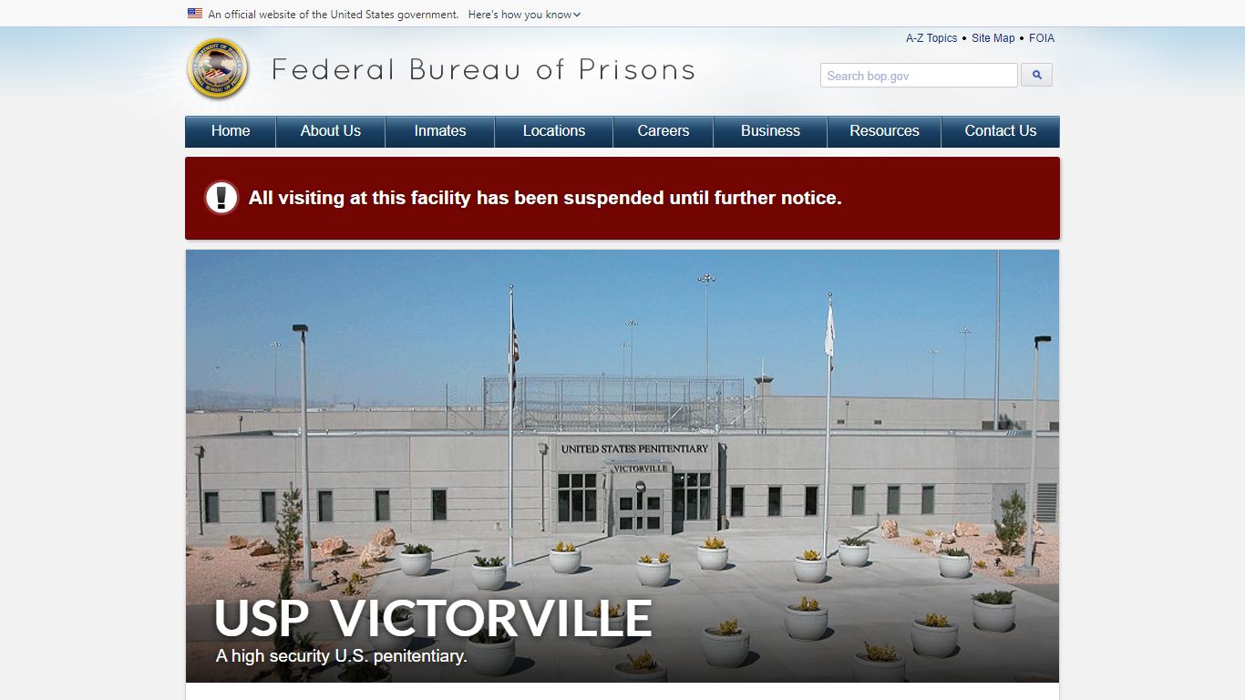 USP Victorville - Federal Bureau of Prisons